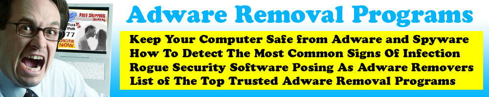 Adware removal programs